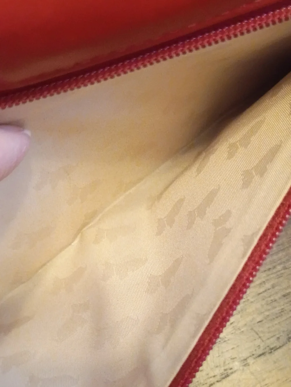 Radley London winter Christmas snow skating dog wallet